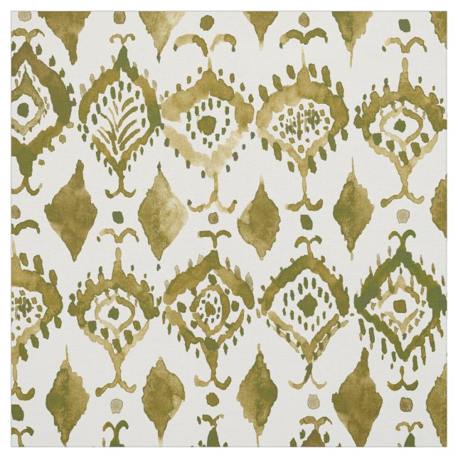 ZYGOTIC Ornamental Gold Boho Fabric (Swatch)