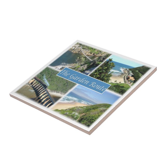 zZA013  SOUTH AFRICA, Garden Route, Mosaic, Ceramic Tile (Side)