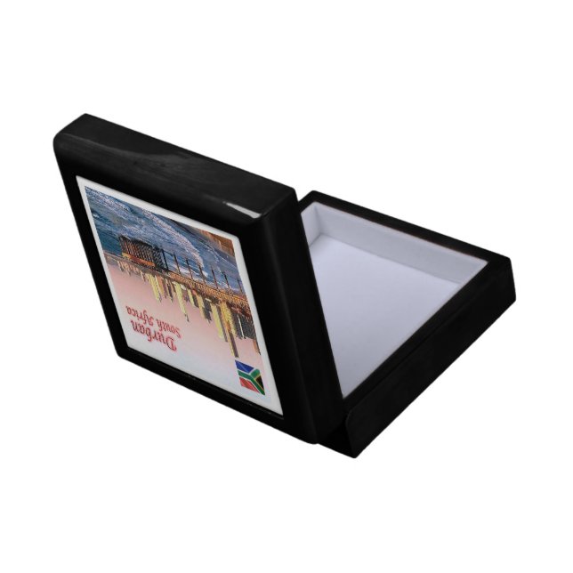 zZA037 DURBAN Skyline Crop, SOUTH AFRICA, Gift Box (Back Open)