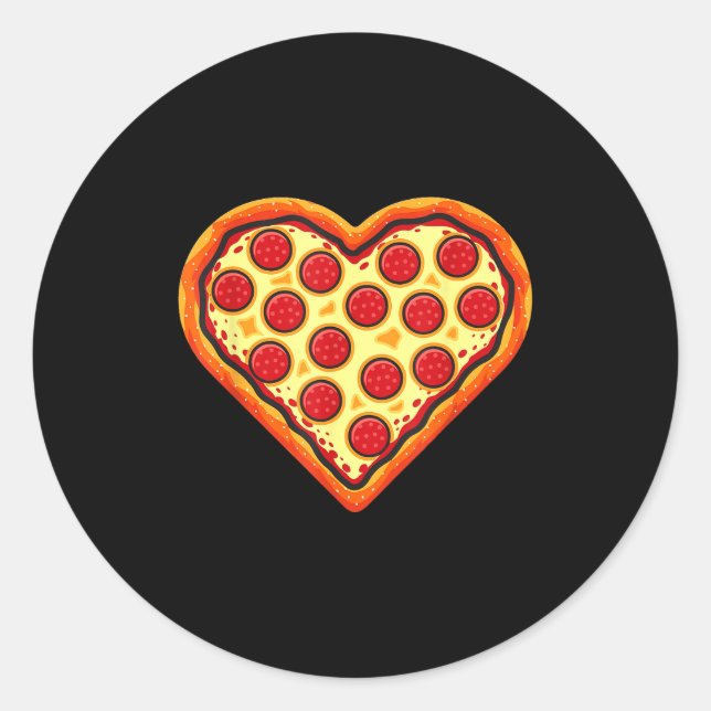 Zza Heart Cute Valentines Day Funny Heart Shaped Z Classic Round Sticker (Front)