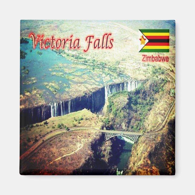zZW004 VICTORIA FALLS, Zimbabwe, Africa, Fridge Magnet (Front)
