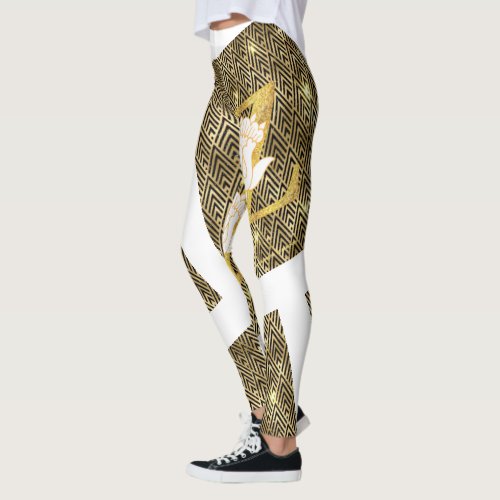 Zzz_Status GOLD_____Collection by PEAF DOVE  Leggings