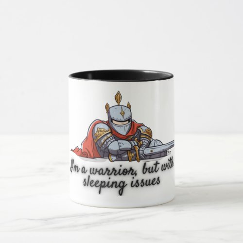 Zzz_Warrior Battling Sleep One Snore at a Time Mug